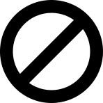 Ban Circle Symbol Free Open-Source SVG Icon