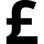 British Pound Currency Symbol Free Open-Source SVG Icon