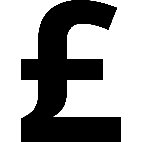 British Pound Currency Symbol Free Open-Source SVG Icon (Elusive Icons)