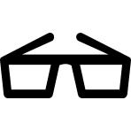 Eyeglasses Free Open-Source SVG Icon