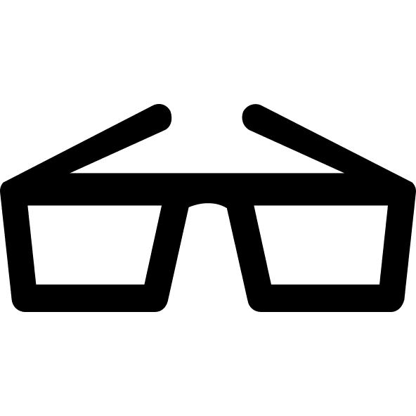 Eyeglasses Free Open-Source SVG Icon (Elusive Icons)