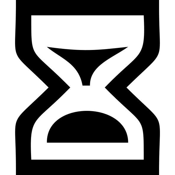 Hourglass Timer Free Open-Source SVG Icon (Elusive Icons)