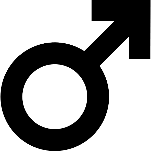 Male Gender Symbol Free Open-Source SVG Icon (Elusive Icons)