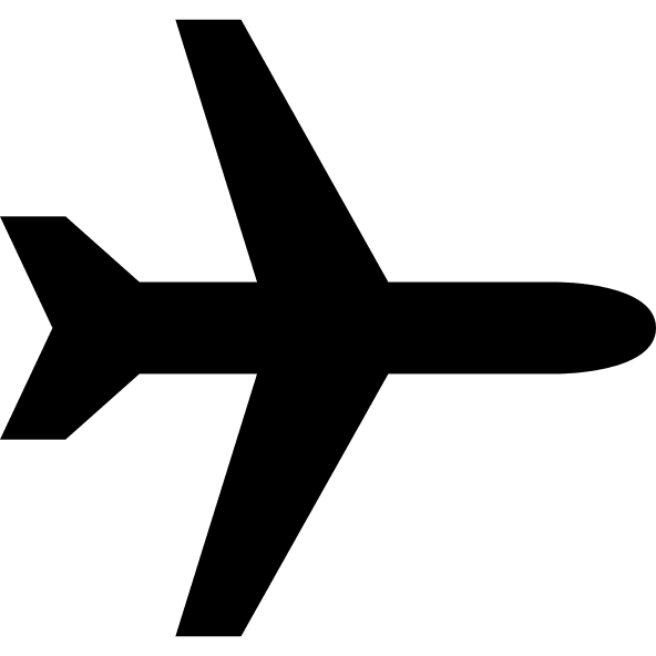 Airplane Free Open-Source SVG Icon (Elusive Icons)