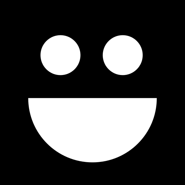 Smiley Face Free Open-Source SVG Icon (Elusive Icons)