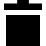 Trash Can (Elusive) Free Open-Source SVG Icon