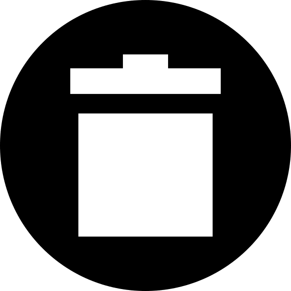 Alternative Trash Bin (Elusive Icons) Free Open-Source SVG Icon (Elusive Icons)