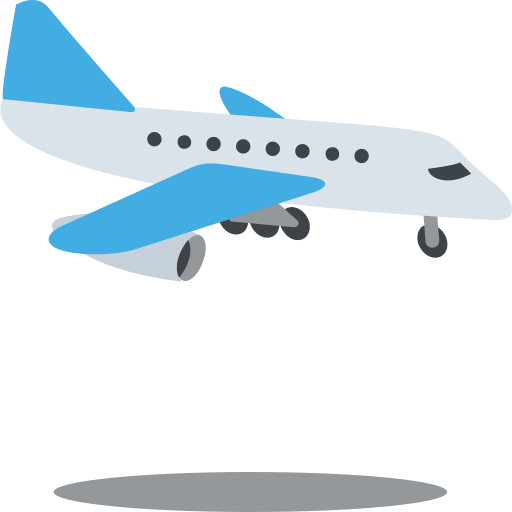 Airplane Arrival (Colored) Free Open-Source SVG Icon (Emoji One (Colored))