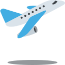 Airplane Departure (Colored) Free Open-Source SVG Icon