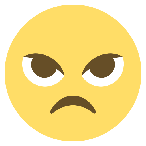 Angry Face Emoji (Colored) Free Open-Source SVG Icon (Emoji One (Colored))