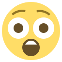 Astonished Face Emoji (Colored) Free Open-Source SVG Icon