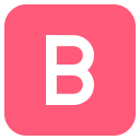 B Button (Colored) Free Open-Source SVG Icon