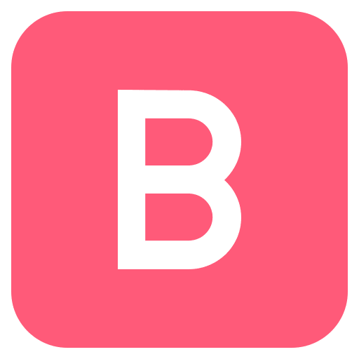 B Button (Colored) Free Open-Source SVG Icon (Emoji One (Colored))