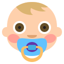 Baby with Medium Light Skin Tone (Colored) Free Open-Source SVG Icon