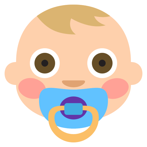 Baby with Medium Light Skin Tone (Colored) Free Open-Source SVG Icon (Emoji One (Colored))