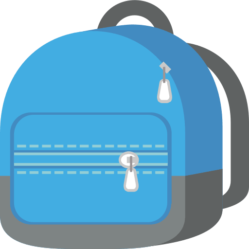 Backpack (Colored) Free Open-Source SVG Icon (Emoji One (Colored))