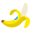 Banana Fruit (Colored) Free Open-Source SVG Icon