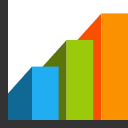 Bar Chart Representation (Colored) Free Open-Source SVG Icon