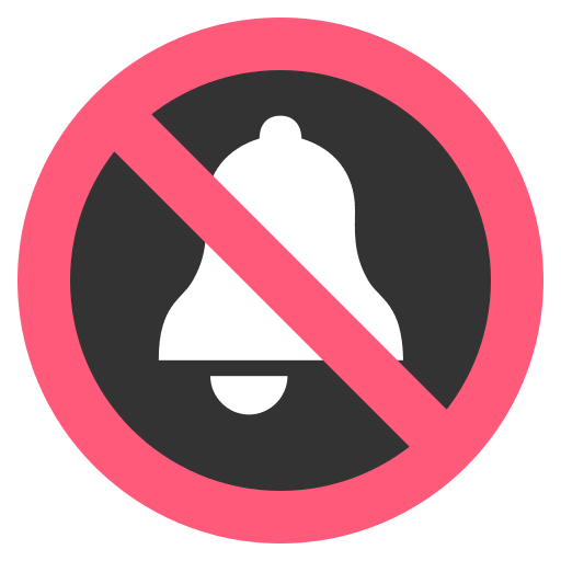 Bell With Slash (Colored) Free Open-Source SVG Icon (Emoji One (Colored))