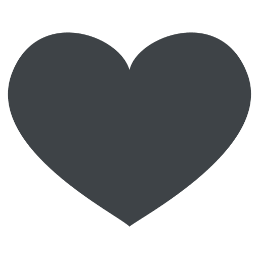 Black Heart Emoji (Colored) Free Open-Source SVG Icon (Emoji One (Colored))