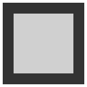 Black Square Button (Colored) Free Open-Source SVG Icon