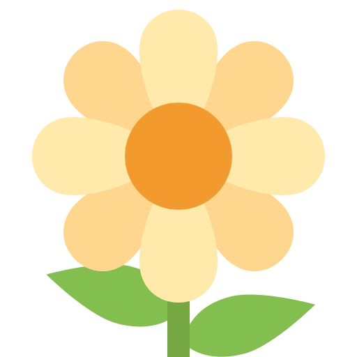 Blossom Flower (Colored) Free Open-Source SVG Icon (Emoji One (Colored))