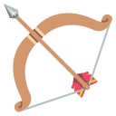 Bow and Arrow (Colored) Free Open-Source SVG Icon