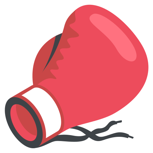 Boxing Glove (Colored) Free Open-Source SVG Icon (Emoji One (Colored))