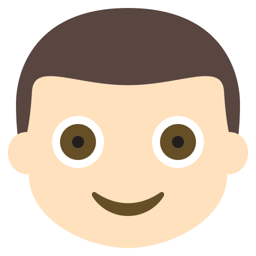 Light Skin Tone Boy Emoji (Colored) Free Open-Source SVG Icon (Emoji One (Colored))