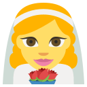 Bride with Veil (Colored) Free Open-Source SVG Icon