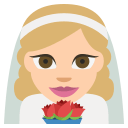 Bride with Veil (Medium Light Skin Tone) Free Open-Source SVG Icon