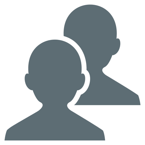 Busts in Silhouette (Colored) Free Open-Source SVG Icon (Emoji One (Colored))