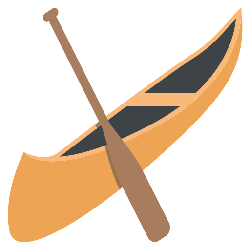 Canoe (Colored) Free Open-Source SVG Icon (Emoji One (Colored))