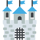 Castle (Colored) Free Open-Source SVG Icon