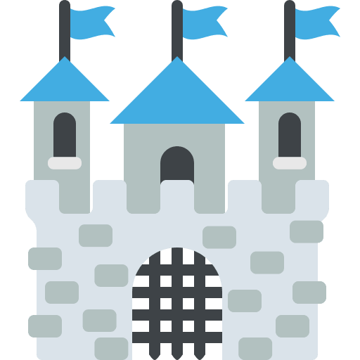 Castle (Colored) Free Open-Source SVG Icon (Emoji One (Colored))