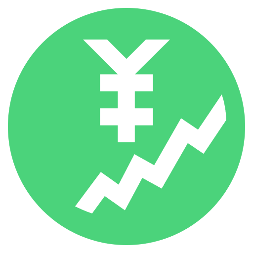 Yen Currency Increasing Chart (Colored) Free Open-Source SVG Icon (Emoji One (Colored))