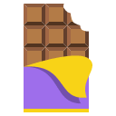 Chocolate Bar (Colored) Free Open-Source SVG Icon