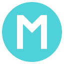 Circled Letter M (Colored) Free Open-Source SVG Icon