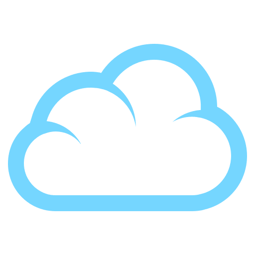 Cloud (Colored) Free Open-Source SVG Icon (Emoji One (Colored))