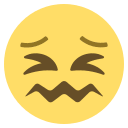 Confounded Face Emoji (Colored) Free Open-Source SVG Icon