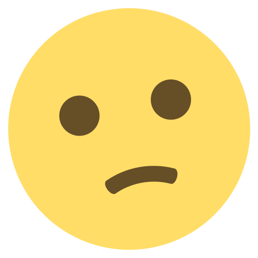 Confused Face Emoji (Colored) Free Open-Source SVG Icon (Emoji One (Colored))