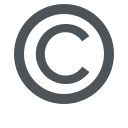 Copyright Symbol (Colored) Free Open-Source SVG Icon