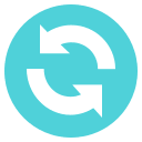 Counterclockwise Arrows Button (Colored) Free Open-Source SVG Icon