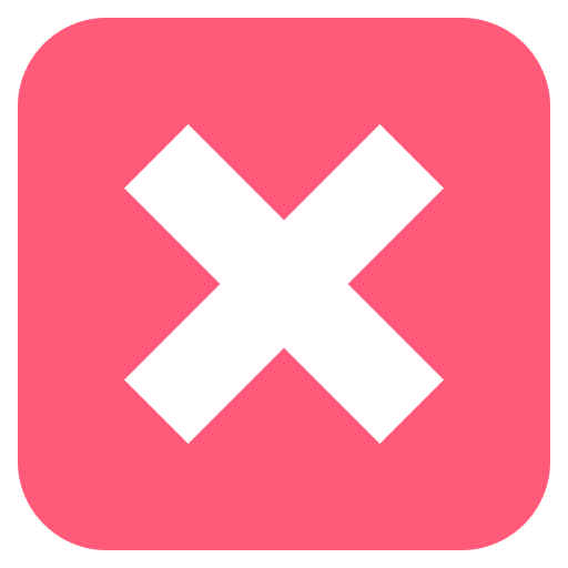 Cross Mark Button (Colored) Free Open-Source SVG Icon (Emoji One (Colored))