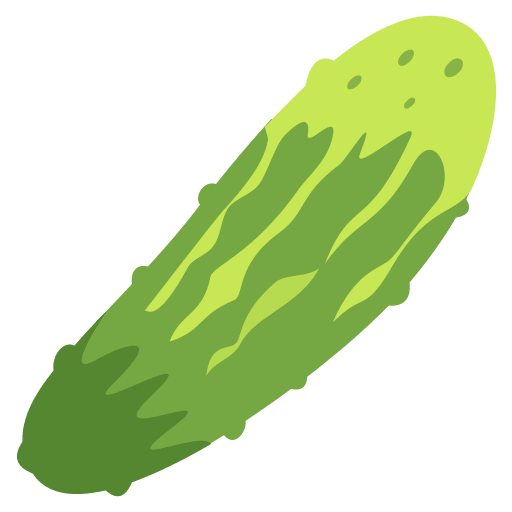 Cucumber Vegetable (Colored) Free Open-Source SVG Icon (Emoji One (Colored))