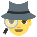 Detective Character (Colored) Free Open-Source SVG Icon