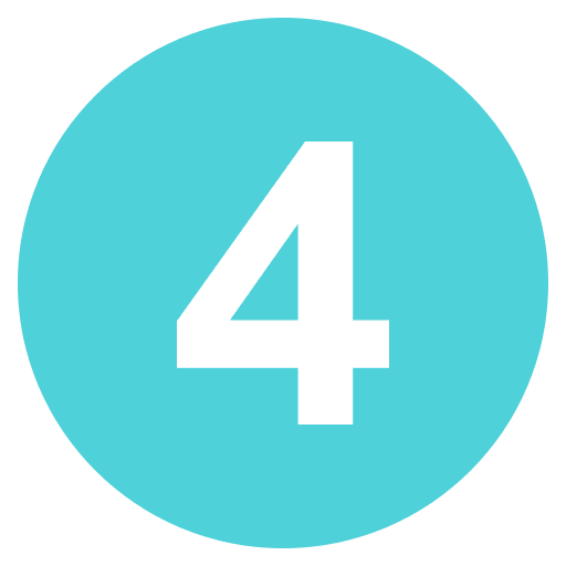 Number Four (Colored) Free Open-Source SVG Icon (Emoji One (Colored))