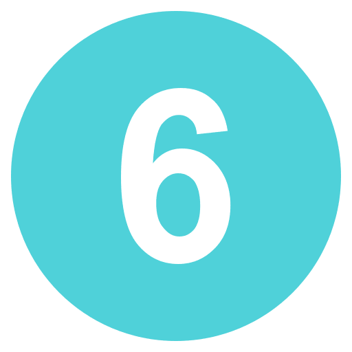 Digit Six (Colored) Free Open-Source SVG Icon (Emoji One (Colored))