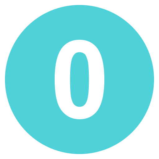 Digit Zero (Colored) Free Open-Source SVG Icon (Emoji One (Colored))