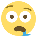 Drooling Face Emoji (Colored) Free Open-Source SVG Icon